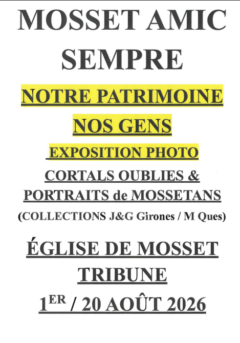 EXPOSITION PHOTO : NOTRE PATRIMOINE, NOS GENS