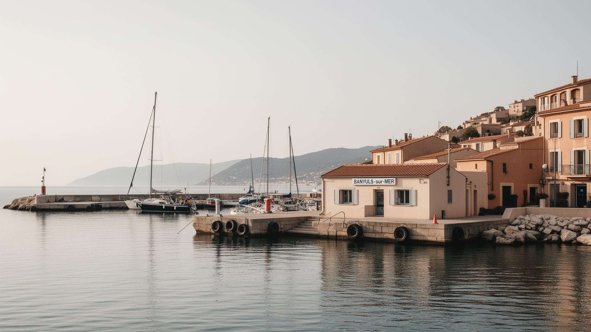Vue Banyuls — Capitainerie