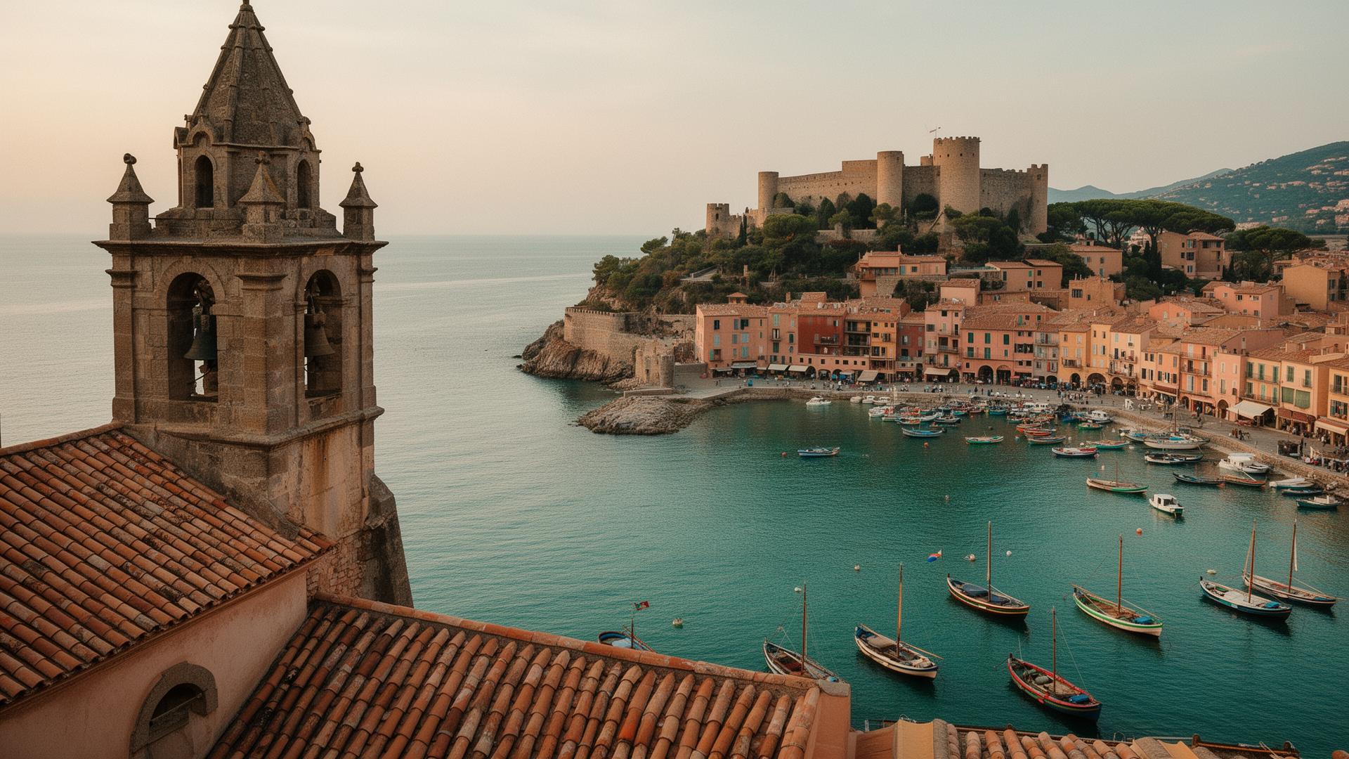 Vue Collioure — Baie