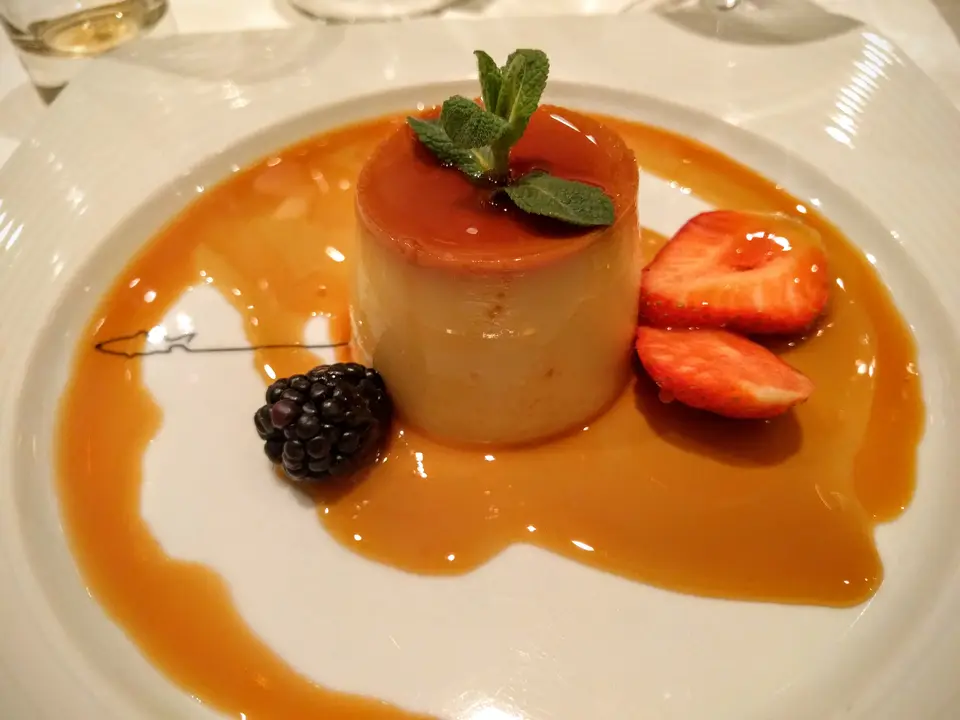 Panna cotta nappée de caramel